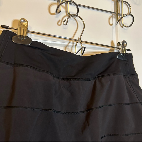 LULULEMON PACE RIVAL SKIRT IN BLACK MID RISE SIZE 6 REGULAR 13 INCH - Picture 4 of 14